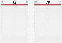 rido idé personal organizer Timing 1, DIN A5, bruin, klep