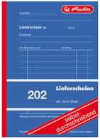 herlitz formulierenboek leverings-/ontvangstbewijs 201, DIN A5