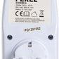 Perel energiemeter, 230 V, 16 A, wit, voor Nederland