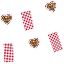 PAPSTAR Vlaggenketting Hüttengaudi, rood / wit