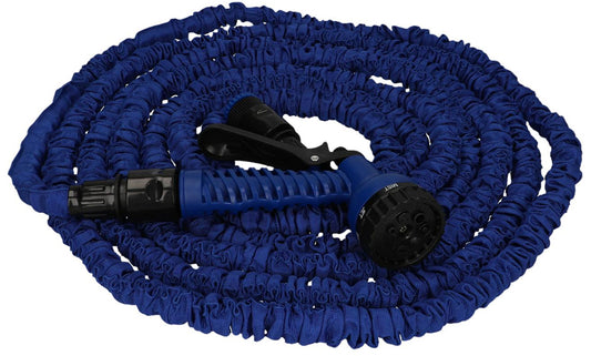 cartrend waterslang, uitbreidbaar, 5 -15 meter, blauw
