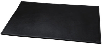 Alassio bureaulegger, echt leer, zwart, 650 x 450 mm