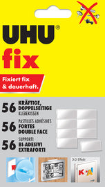 UHU kleefpad fix, dubbelzijdig, wit