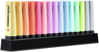 STABILO markeerstift BOSS ORIGINAL Pastel, 15 tafelset