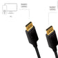 LogiLink DisplayPort-verbindingskabel, zwart, 7,5 m
