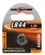 ANSMANN alkaline knoopcel LR44, 1,5 Volt (V13GA)