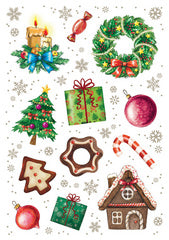 HERMA Kerst sticker DECOR de groeten van de Kerstman