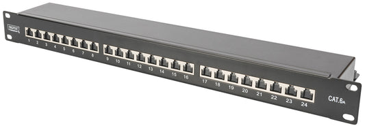 DIGITUS 19 Patch Panel, Cat. 6A, Klasse EA, 24-poort