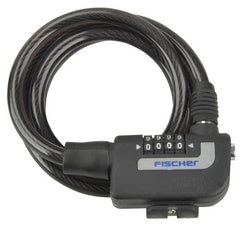 FISCHER kabel fietsslot, lengte: 1.200 mm, zwart