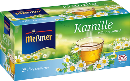 Meßmer Thee Kamille, mild-aromatisch, pak van 25