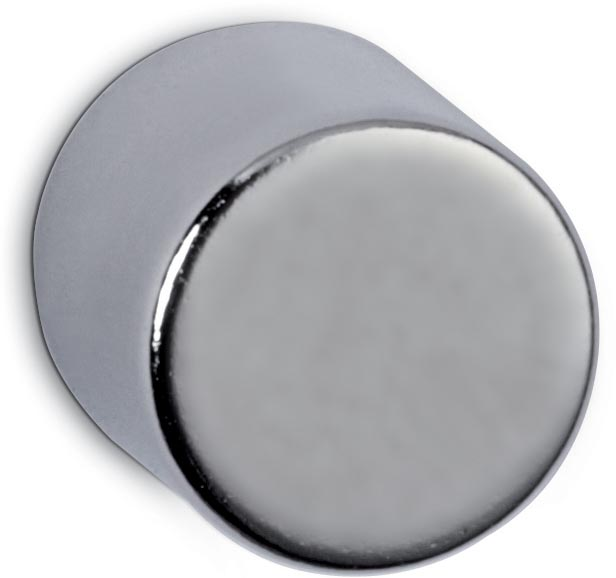 Maul neodymium ronde magneet, diameter 10 mm, pak van 4