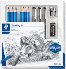 STAEDTLER Schetsen Design Journey tekenset, 12 stuks