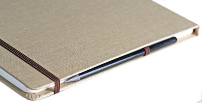 Clairefontaine Goldline Reisschetsboek, DIN A5, beige