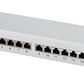 LogiLink 19 Patch Panel Cat.6A, 24-poorten, zwart, 1U