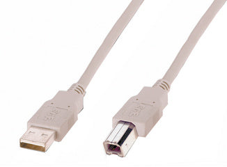 DIGITUS USB 2.0 aansluitkabel, USB-A - USB-B stekker, 1,8 m
