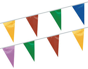 PAPSTAR wimpelketting, gekleurd, gemaakt van folie