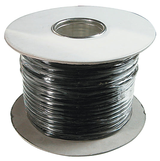 DIGITUS telefoonkabel, 8-aderig, plat, zwart, 100,0 m