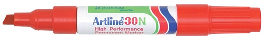 Permanent marker Artline 30 rood