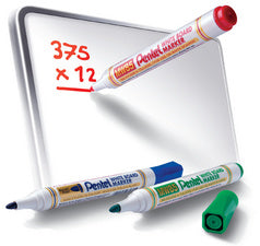 Pentel whiteboard marker MW85, ronde punt, zwart