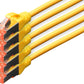 DIGITUS Patchkabel Kat. 6, S/FTP, 10,0 m, schwarz, 5er