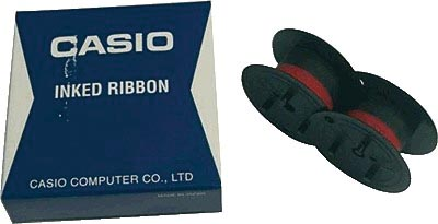 Casio inktlint RB-02, zwart/rood