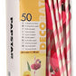 PAPSTAR papieren drinkrietje Flamingo, 200 mm, roze/wit
