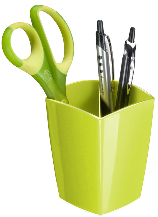 CEP-potloodhouder GLOSS, 2 vakken, wit