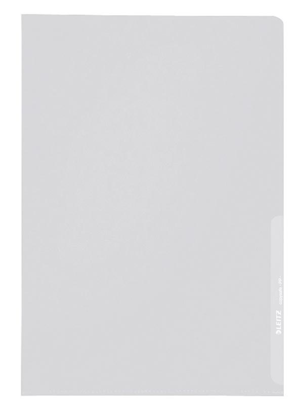 Leitz L-map Premium uit gekorrelde PP, 160 micron, pak van 100 stuks