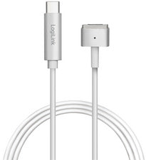 LogiLink USB-C - Apple MagSafe 2 oplaadkabel, zilver