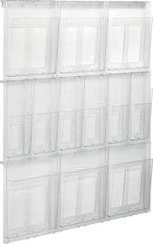 helit Wanddisplay de placativ, 4x DIN A4 4x DIN lang