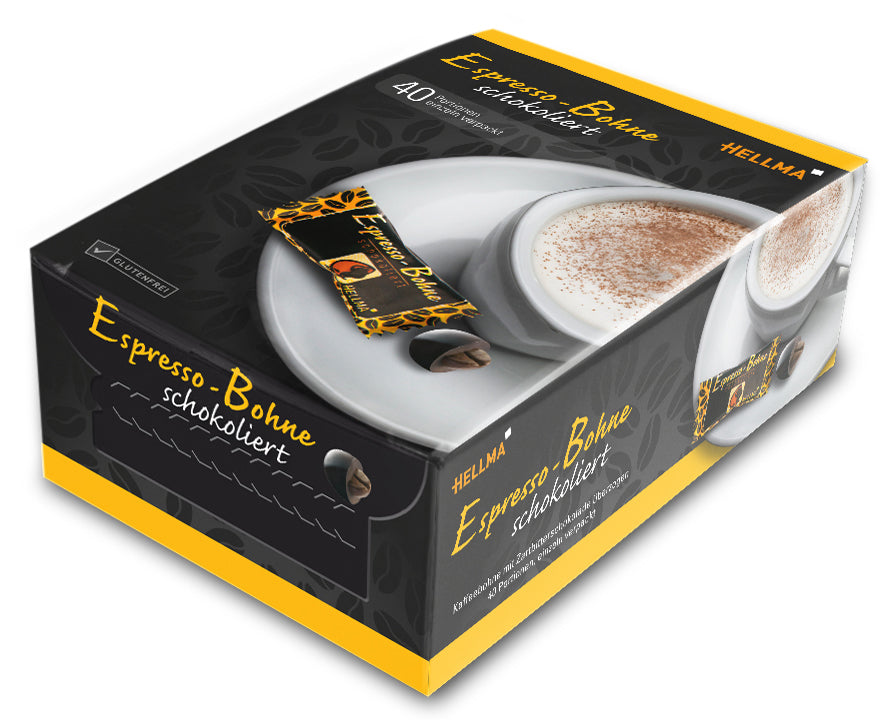 HELLMA Espressobonen in pure chocolade, kennersdoosje