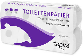 Tapira toiletpapier, 2-laags, wit, grootverpakking
