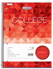 LANDRÉ college notitieboek DIN A4, vierkant, 160 vel