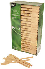 PAPSTAR Houten roerstaafjes zuiver, lengte: 130 mm