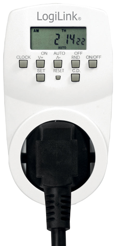 LogiLink digitale timer, IP20, wit