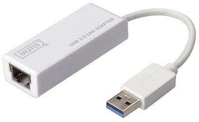 DIGITUS USB 3.0 naar Gigabit Ethernet-adapter, wit