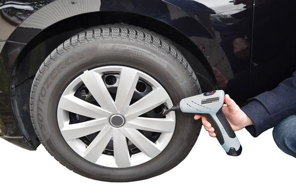 BRÜDER MANNESMANN luchtpomp op batterijen, 12 volt