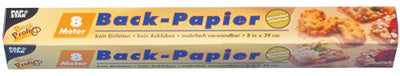 PAPSTAR bakpapier, breedte: 380 mm, lengte: 8 m, bruin