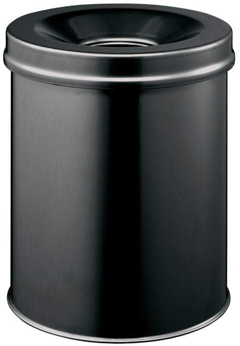 DURABLE SAFE papierbak, rond, 30 liter, grijs