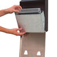 Rubbermaid Wandasbak Rokersstation, zwart / zilver