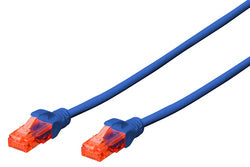 DIGITUS patchkabel, Cat.6, U/UTP, 0.25 m, Schwarz