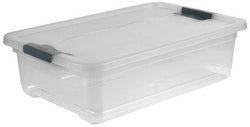 keeeper opbergdoos cornelia, 28 liter, transparant