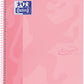 Oxford School Touch Europeanbook spiraalblok, ft A4+, 160 bladzijden, gelijnd, pastel roze