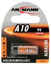 ANSMANN alkalinebatterij A10, 9 Volt, 1 blisterverpakking