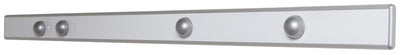 MAUL magnetische wandrail, lengte: 1.000 mm, zilver