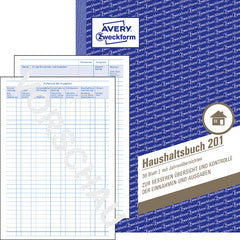AVERY Zweckformulierenboek Budgetboek, A5, 36 vel