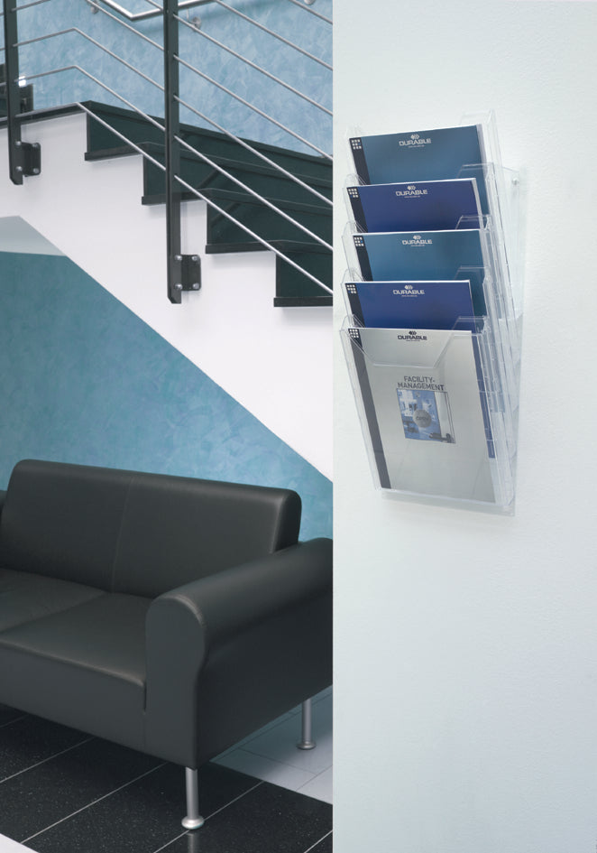 DUURZAAM Brochurehouder COMBIBOXX A4 set XL, transparant