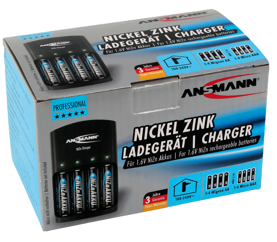 ANSMANN lader NiZn CHARGER, voor nikkel-zink batterijen