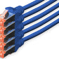 DIGITUS Patchkabel Kat. 6, S/FTP, 10,0 m, schwarz, 5er