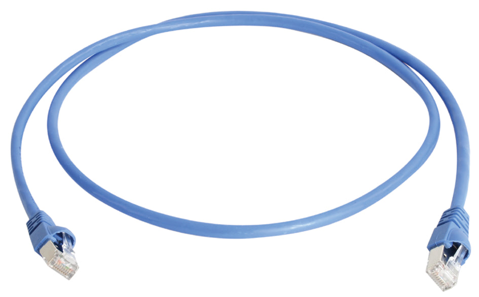 Telegärtner patchkabel, Cat.6A (diep), S/FTP, 15,0 m, blauw